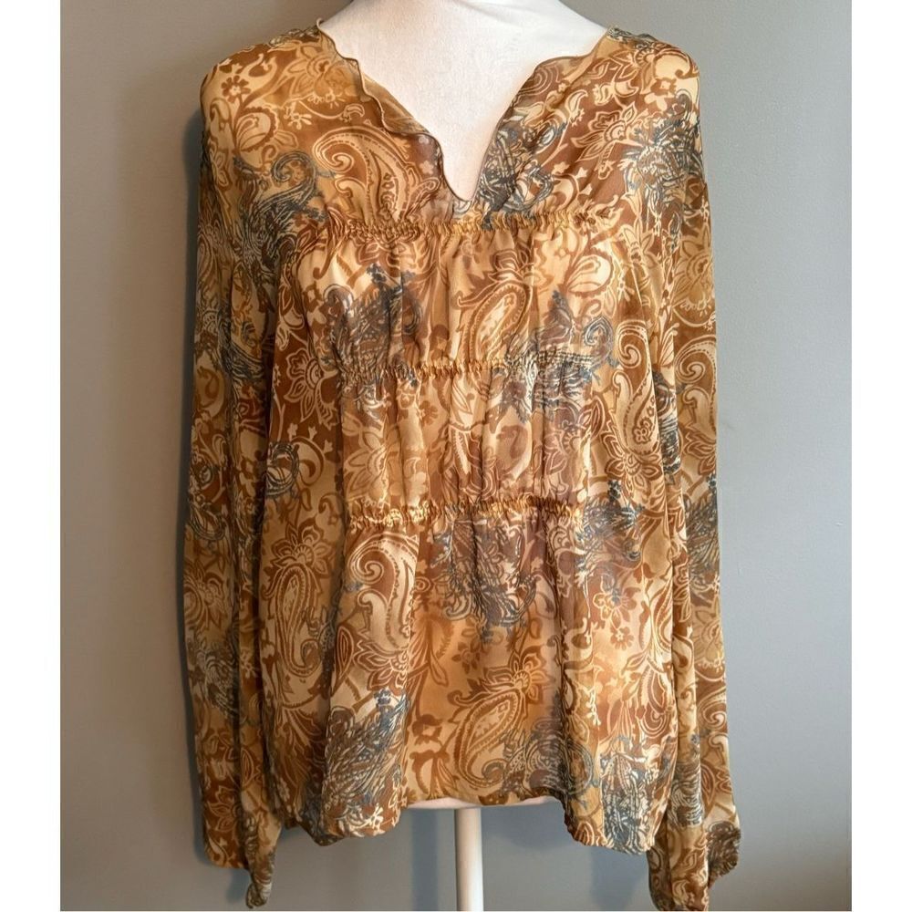 George Sheer Blouse, size XL